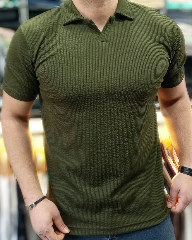 تیشرت مردانه یقه اولد مانی(تیشرت مدل ماسیمو دیوتی)ارجینال