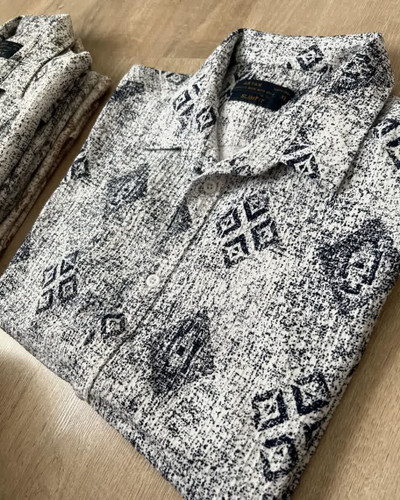 پیراهن کنفی آستین کوتاه مردانه ارجینال،نخ ترک با کیفیتی بسیار عالی تولید شرکت L CON کپی