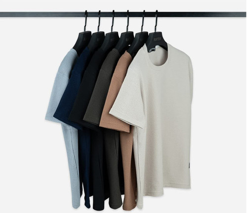 تیشرت مراکشی یقه گرد پارچه ترک طرح بیسکویتی